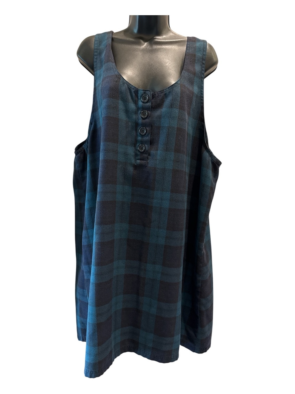 Peachy Plus vintage plaid jumper